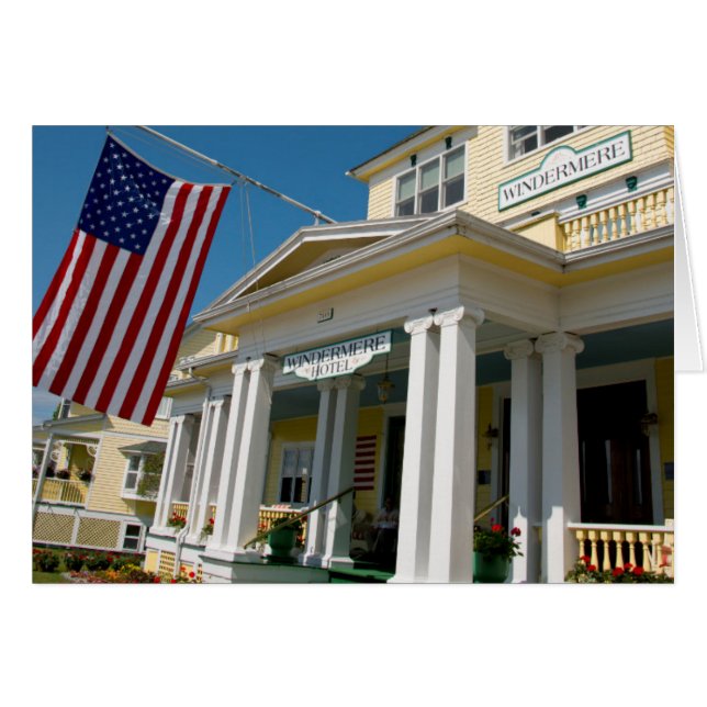 USA, Michigan, Mackinac-ön Hälsningskort (Framsidan Horizontal)