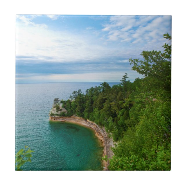 USA, Michigan. Miner's Castle klippa 3 Kakelplatta (Framsidan)