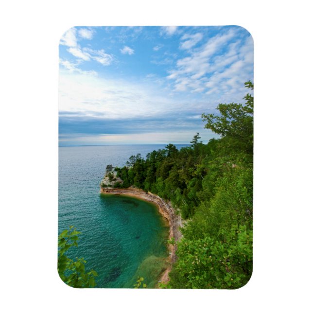 USA, Michigan. Miner's Castle klippformation 3 Magnet (Vertikal)