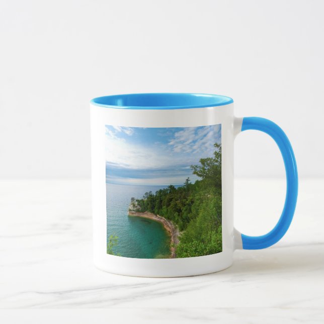 USA, Michigan. Miner's Castle-klippformationen 3 Mugg (Höger)
