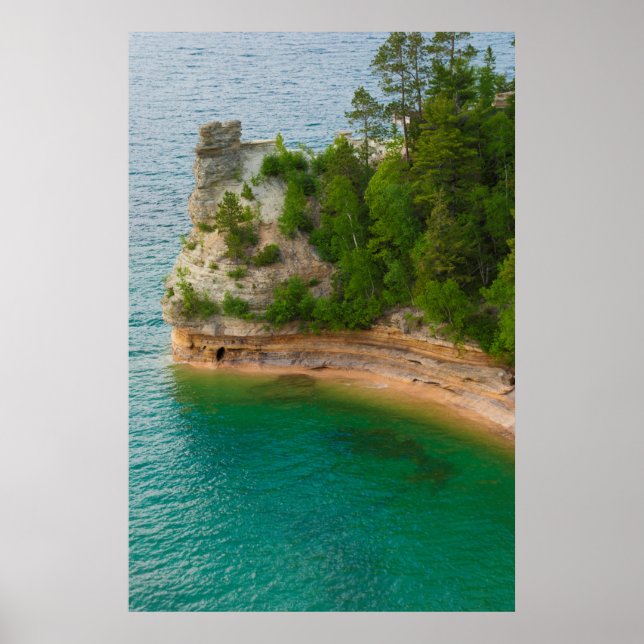 USA, Michigan. Miner's Castle Sten Forformation Poster (Framsidan)