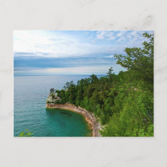 USA, Michigan. Miner's Castle Sten Formning 3 Vykort (Framsida)