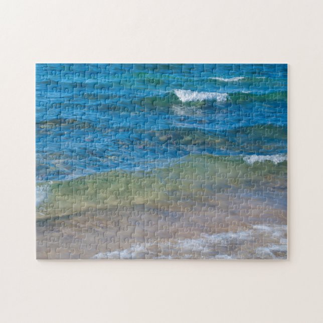 USA, Michigan. Rensa Vatten av överordnad Sjö Pussel (Horisontell)