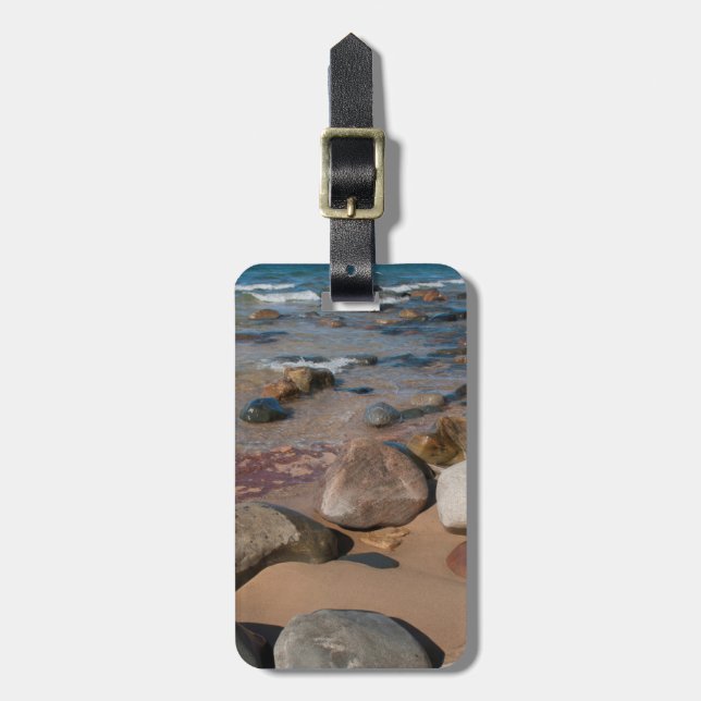 USA, Michigan. Rundade bloggar på 12 miljoner Bagagebricka (Vertikal Framsida)