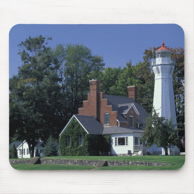 USA, Michigan, Sjö Huron. Hamn Sanilac Musmatta (Framsidan)