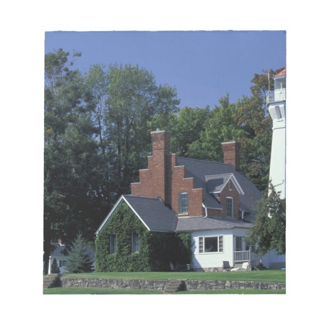 USA, Michigan, Sjö Huron. Port Sanilac Anteckningsblock (Framsida)