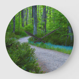 USA, Michigan. Stig genom skogen Stor Klocka