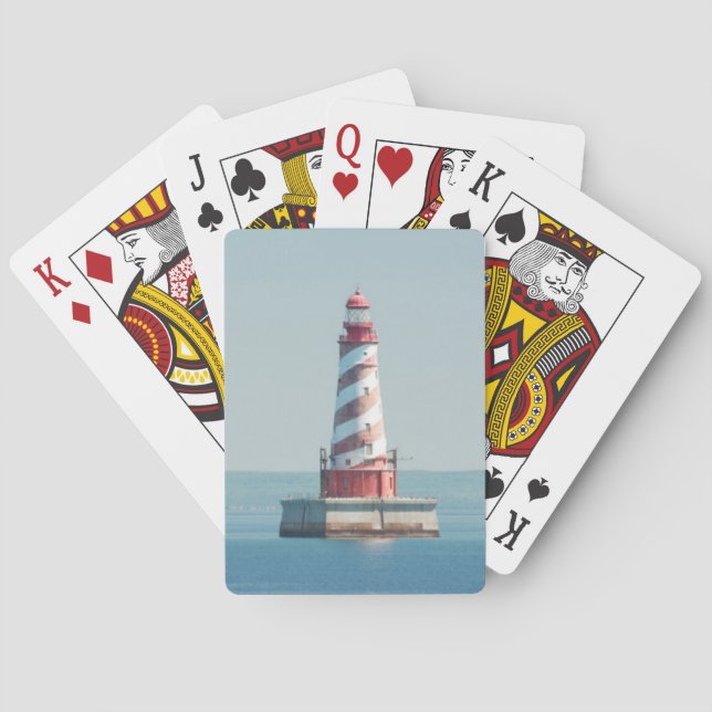 USA, Michigan, Underbar Sjöar, Sjö Michigan Casinokort (Baksidan)