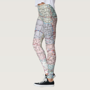USA Midwest Karta Leggings
