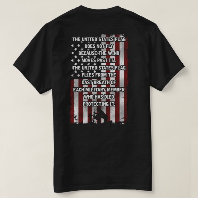 USA militärT-tröja Tee (Design baksida)