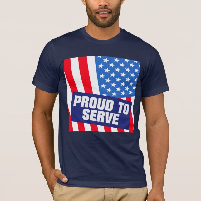 USA militärtjänst Tee (Framsida)