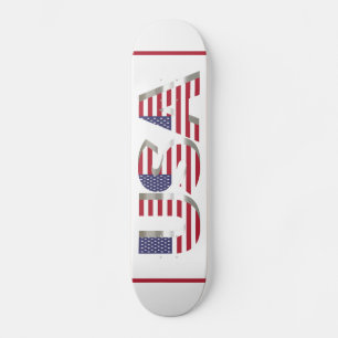 USA MINI SKATEBOARD BRÄDA 18,5 CM