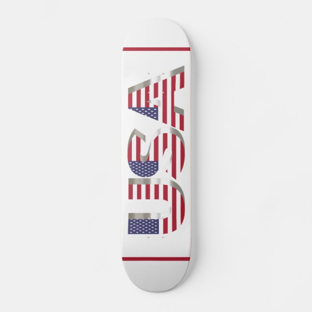 USA MINI SKATEBOARD BRÄDA 18,5 CM (Framsida)