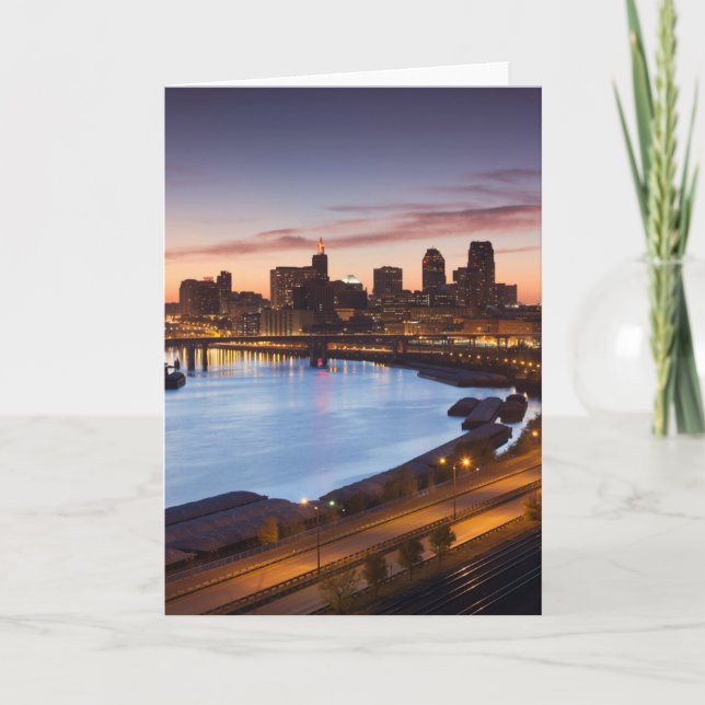 USA, Minnesota, Minneapolis, St Paul 2 Kort (Framsida)