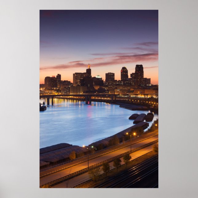 USA, Minnesota, Minneapolis, St Paul 2 Poster (Framsidan)