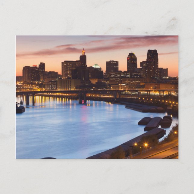 USA, Minnesota, Minneapolis, St Paul 2 Vykort (Framsida)