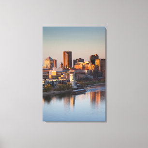 USA, Minnesota, Minneapolis, St Paul 3 Canvastryck