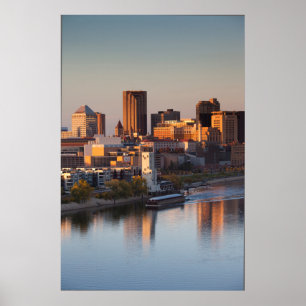 USA, Minnesota, Minneapolis, St Paul 3 Poster