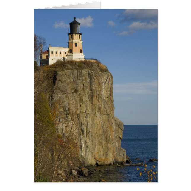 USA, Minnesota. Split Rock Lighthouse på sjö Hälsningskort (Framsidan)
