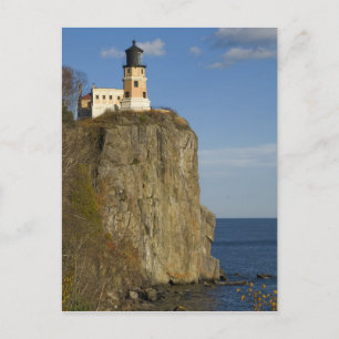 USA, Minnesota. Split Rock Lighthouse på sjö Vykort