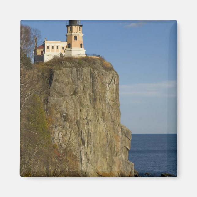 USA, Minnesota. Split Rock Lighthouse vid sjö Magnet (Framsidan)