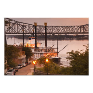 USA, Mississippi, Natchez. Natchez Under the Fototryck
