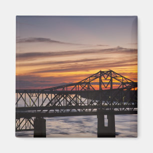 USA, Mississippi, Vicksburg. Highway I-20 och Magnet