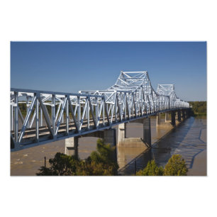 USA, Mississippi, Vicksburg. I-20 Highway Fototryck