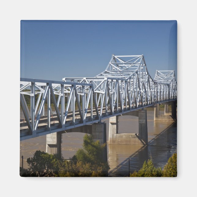 USA, Mississippi, Vicksburg. I-20 Highway Magnet (Framsidan)