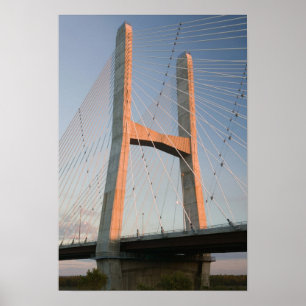 USA, Missouri, Cape Girardeau: Notan Poster