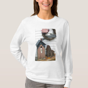USA, Missouri, Herman: Patriotiska fågelhus, T Shirt