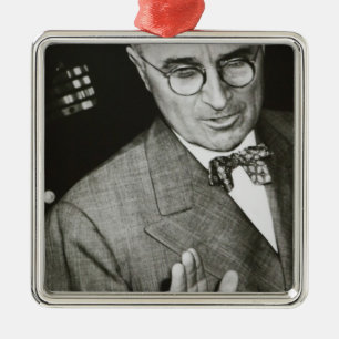 USA, Missouri, Independence, Truman Presidential Julgransprydnad Metall