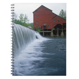 USA, Missouri, Ozark County, Rockbridge Mill Anteckningsbok Med Spiral
