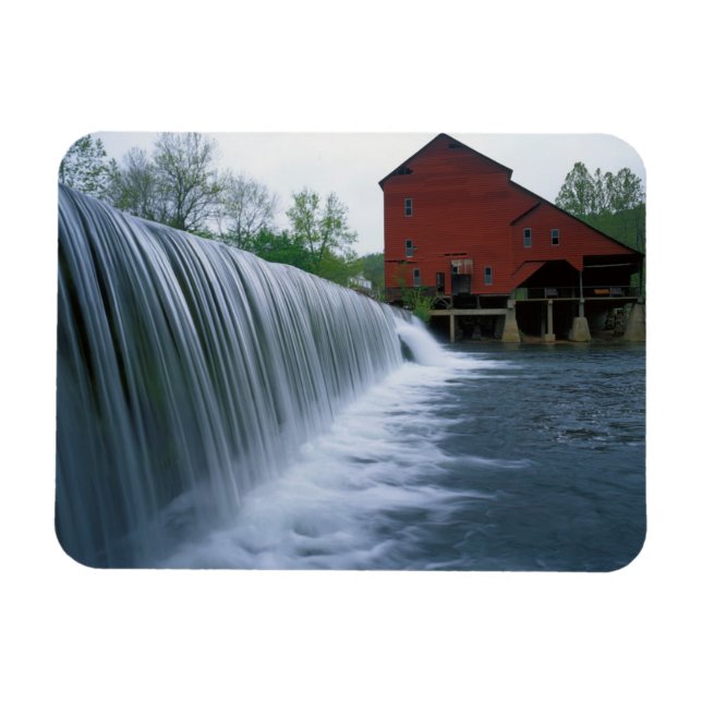 USA, Missouri, Ozark County, Rockbridge Mill Magnet (Horisontell)