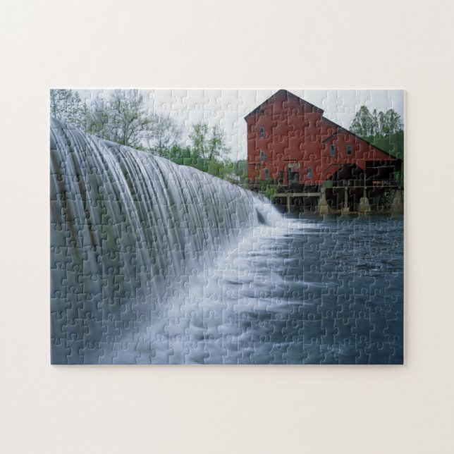 USA, Missouri, Ozark County, Rockbridge Mill Pussel (Horisontell)