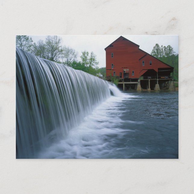 USA, Missouri, Ozark County, Rockbridge Mill Vykort (Framsida)