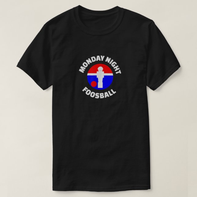USA Monday Night Foosball T-Shirt (Design framsida)