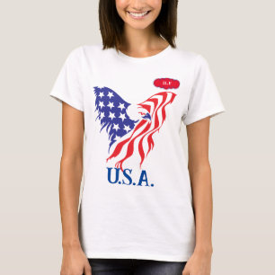 "USA." Monogram T Shirt