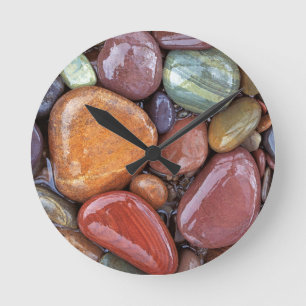 USA, Montana, Clark Fork River, Stones 2 Rund Klocka