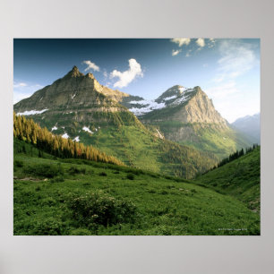 USA Montana, glaciärnationalpark Poster