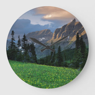 USA Montana, glaciärnationalparken, Logan passera Stor Klocka