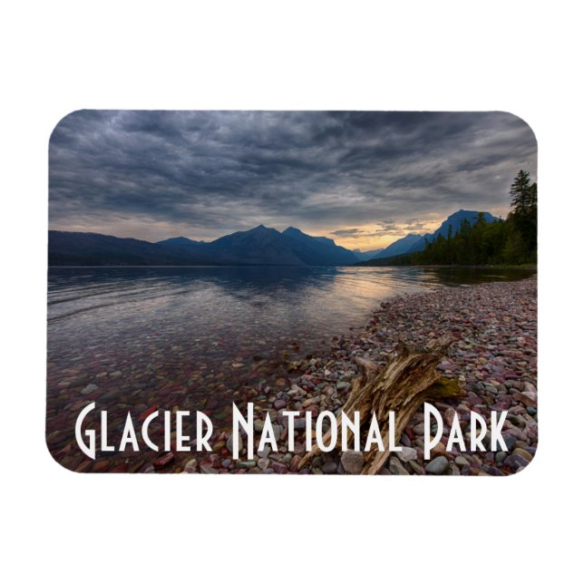 USA, Montana, Glacier National Park 1 Magnet (Horisontell)