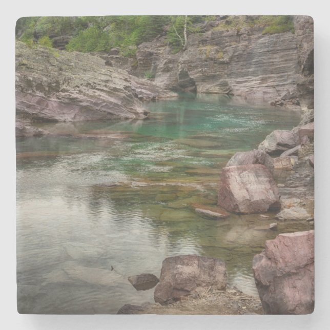 USA, Montana, Glacier National Park 2 Stenunderlägg (Framsidan)