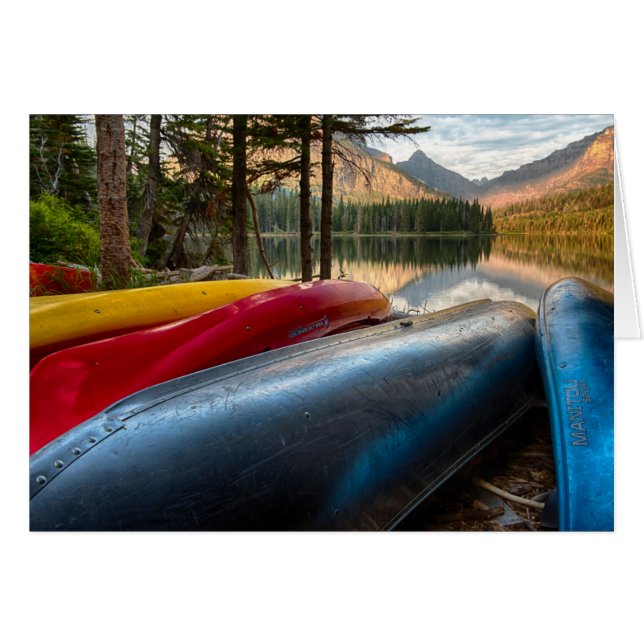 USA, Montana, Glacier National Park 3 Hälsningskort (Framsidan Horizontal)