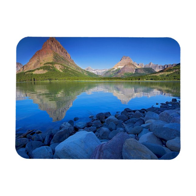 USA, Montana, Glacier National Park 4 Magnet (Horisontell)