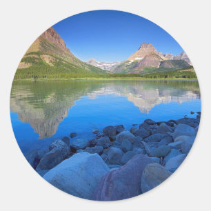USA, Montana, Glacier National Park 4 Runt Klistermärke