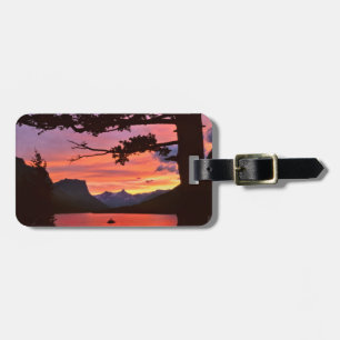 USA, Montana, Glacier National Park. Landskap Bagagebricka