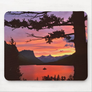 USA, Montana, Glacier National Park. Landskap Musmatta