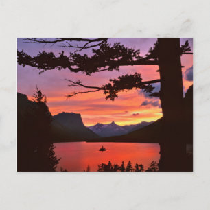 USA, Montana, Glacier National Park. Landskap Vykort