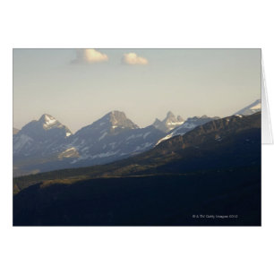 USA, Montana, Glacier National Park, Mountain 2 Hälsningskort